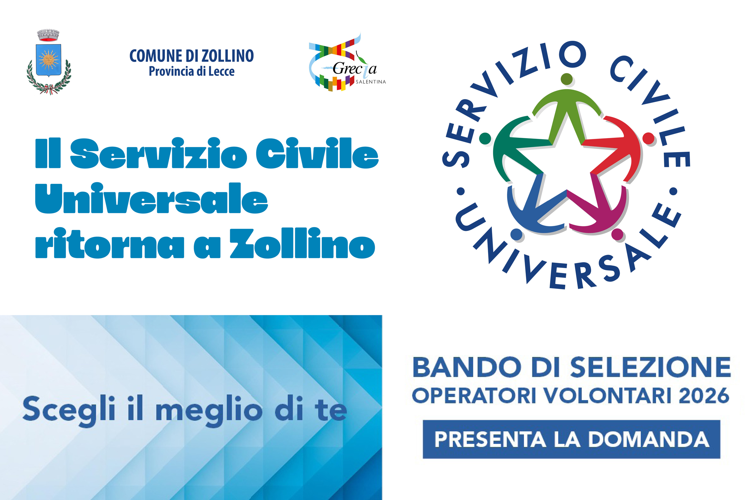 Aperte le domande per il Servizio Civile Universale